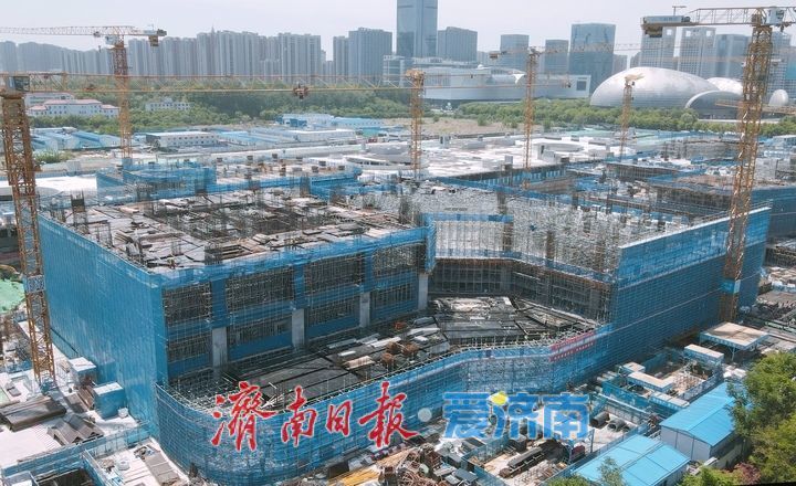 项目强省会｜山东在建最大第四代万达广场“全力攻坚”，部分区域已施工至地上三层