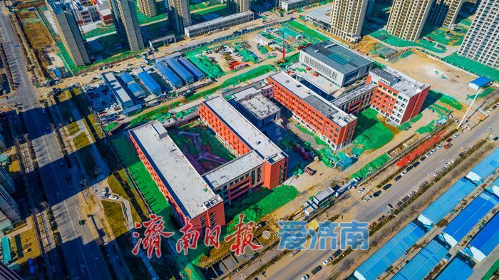 济南起步区教育布局再升级：起步区崔寨安置二区36班小学项目即将竣工