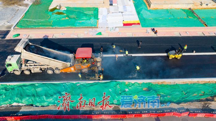 济南地铁4号线腊山站周边道路改造助力经十路畅行