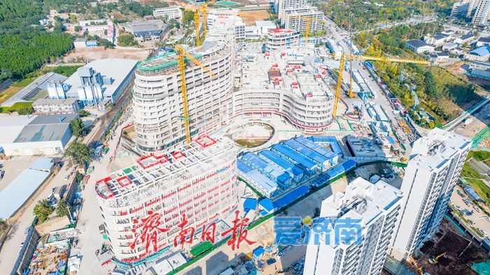 项目强省会｜济南“南城”健康新引擎！济南市第一人民医院新院区拔地而起