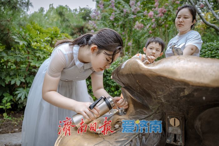 一年四季 泉在济南丨降雨过后，济南趵突泉水位上升至28.09米