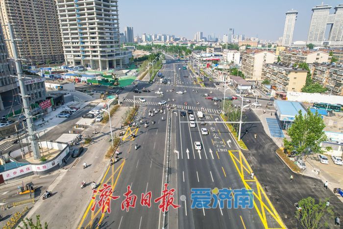 工业南路七里河路口东西方向机动车道恢复正常通行