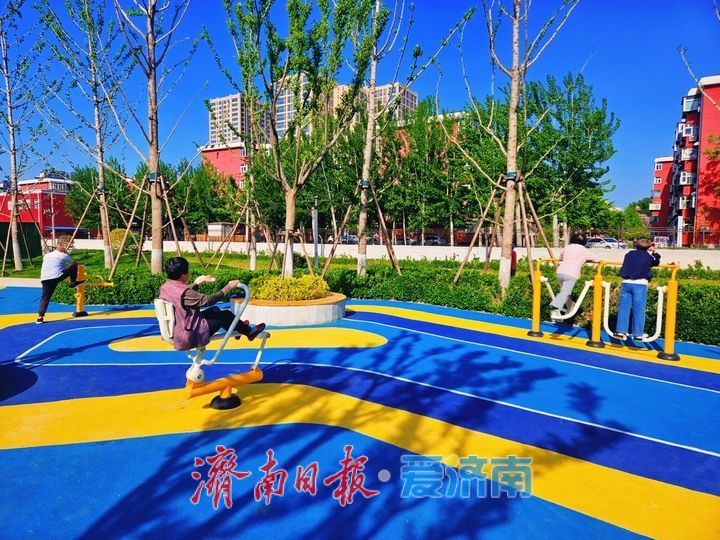 推窗见绿 出门入园 腊山河南延公园成市民家门口幸福乐园