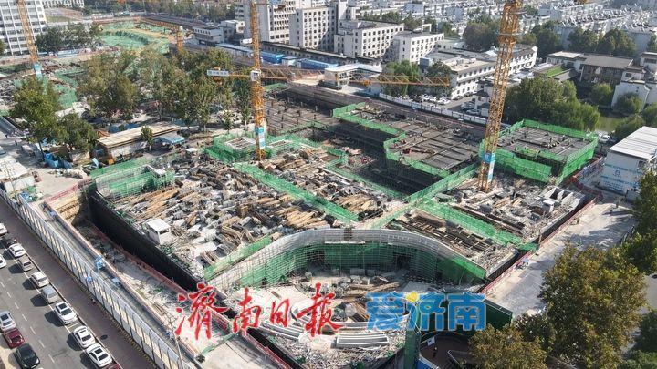 项目强省会｜槐苑文化体育公园项目地下结构施工成效初现