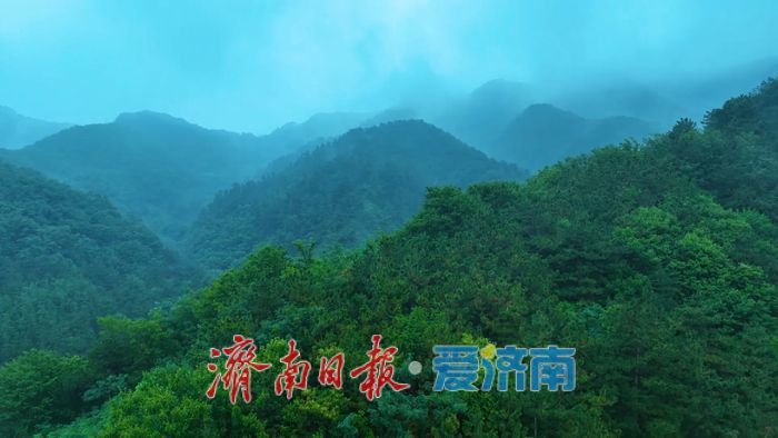 一年四季 泉在济南丨济南九如山雨后云海奇观：云雾缥缈宛若仙境