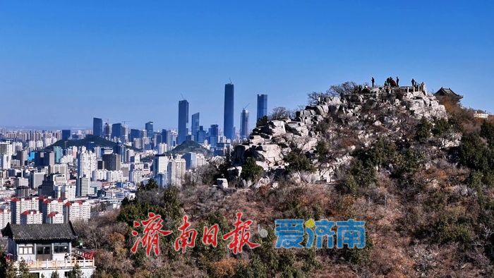 一年四季 泉在济南丨天际线上的对话！冬日美景 古今同框