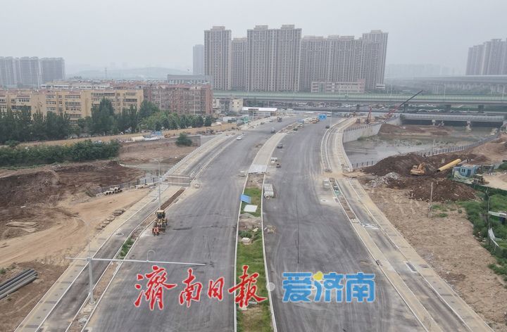 项目强省会｜奥体西路北延项目有新进展，下穿黄东联络线及胶济铁路立交桥两段道路将“牵手”