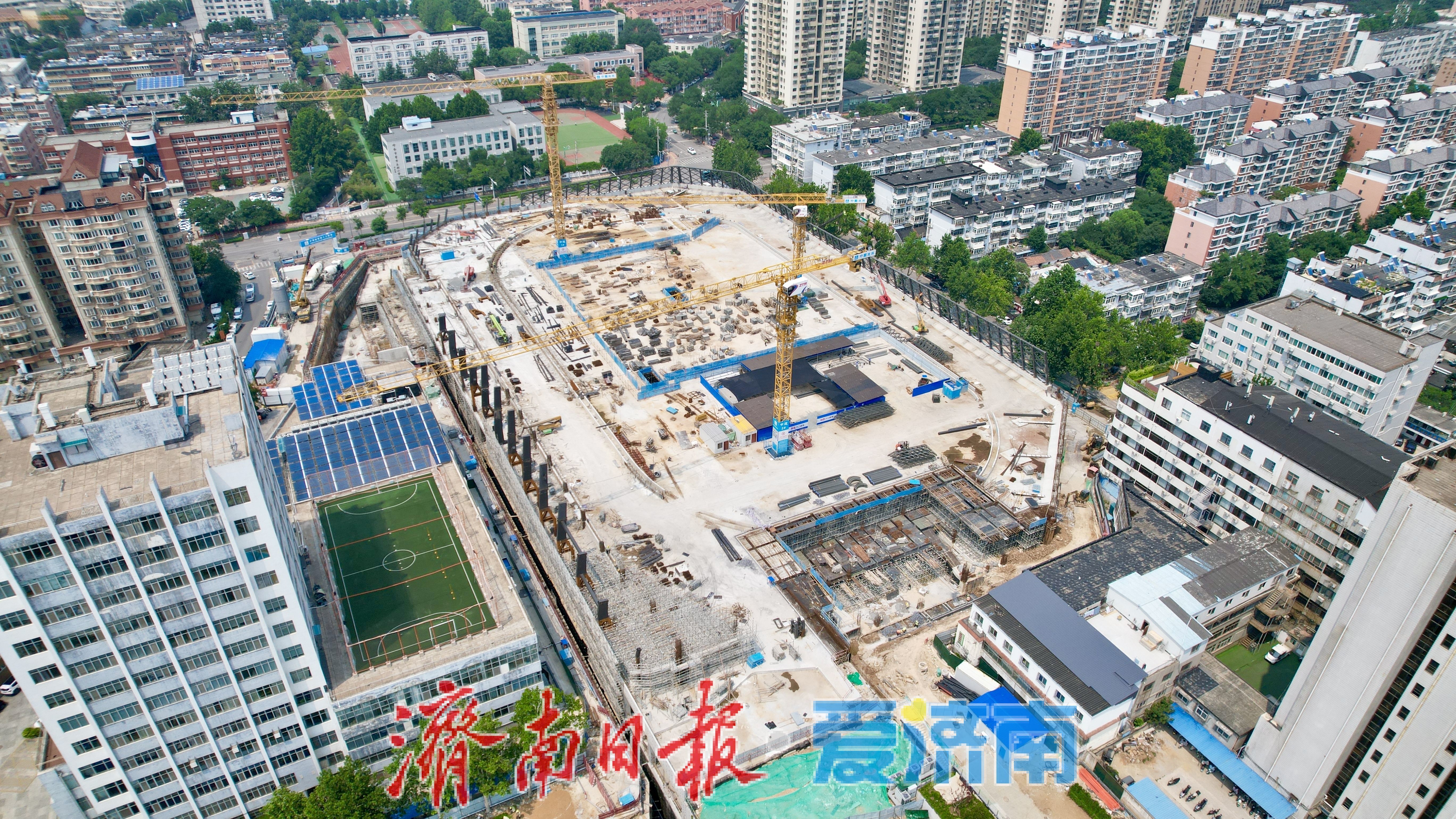 槐荫区重点民生工程提速 济南槐苑文化体育公园迎新进展