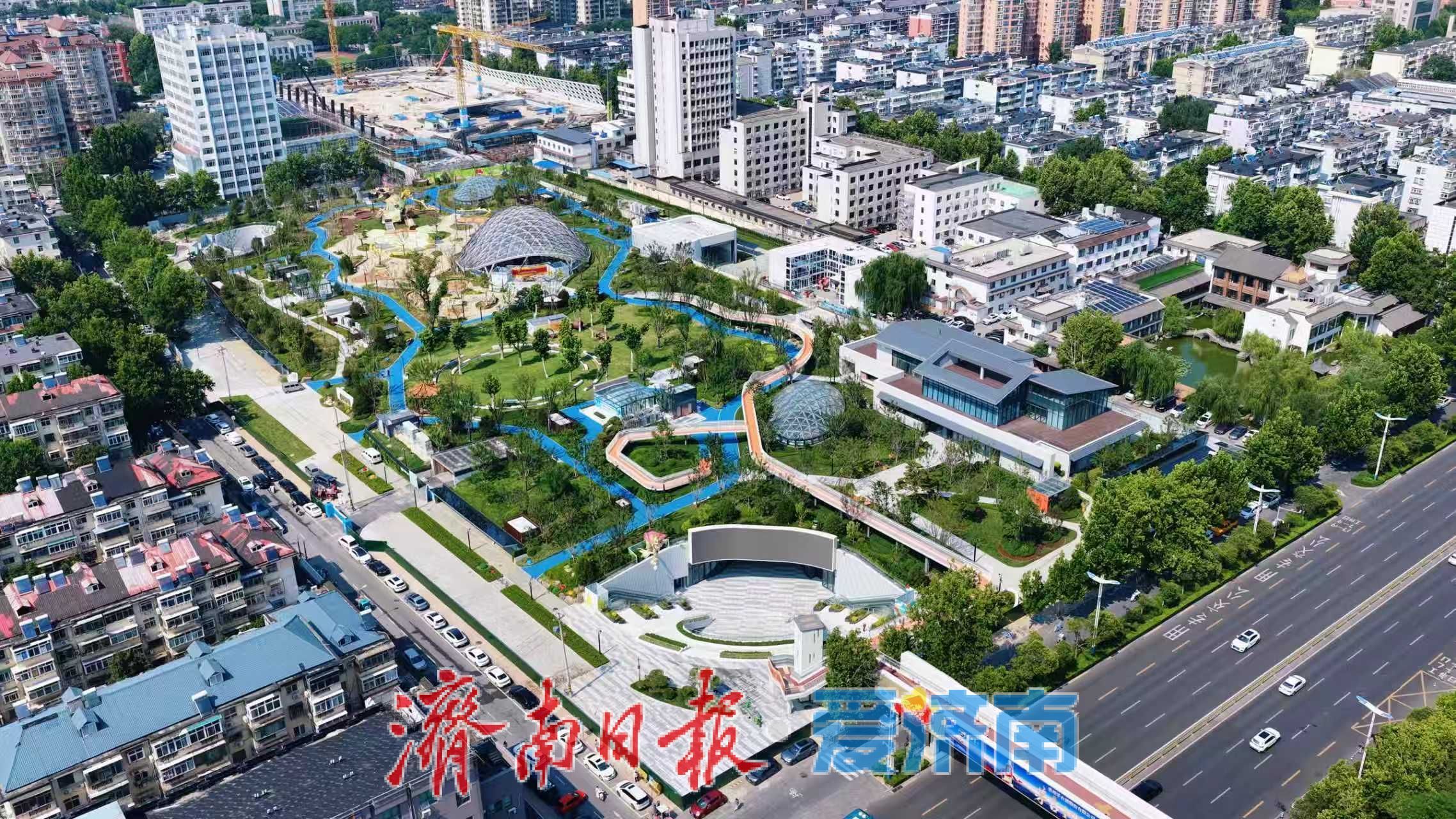 探索“公园+”，让城市更宜居，济南槐苑文化体育公园南地块即将开放