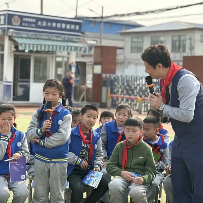 起步区大庄小学积极推动“书香校园”建设