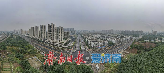 通行效率拉满！济南东部城区这条“民生路”进入施工收尾阶段