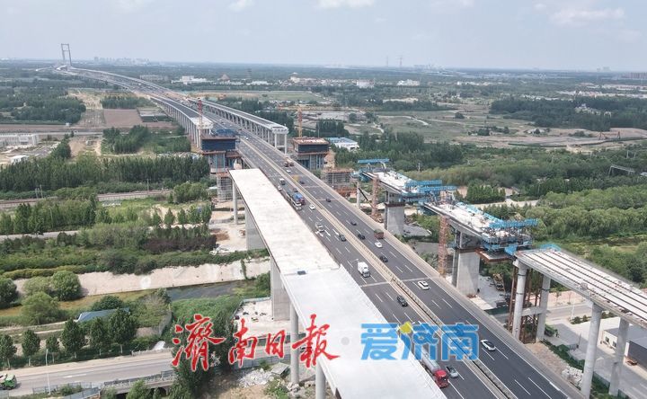 项目强省会｜横亘南北展现雄姿！京台高速公路济南至齐河段改扩建项目新进展来了