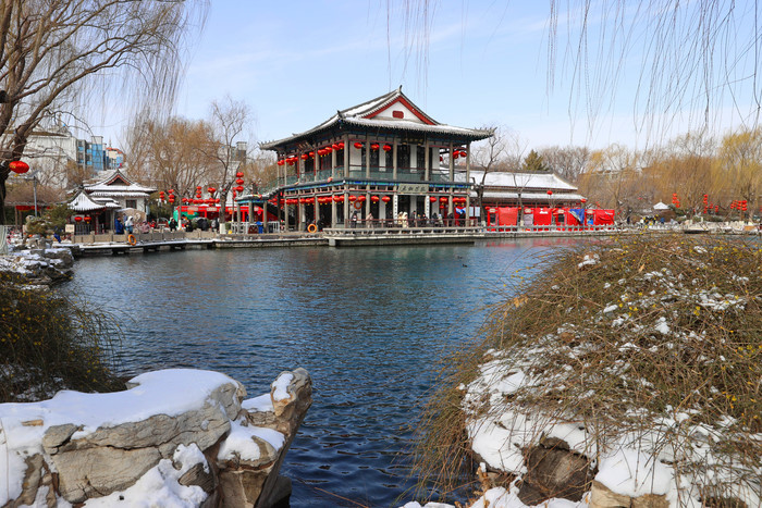 雪后初霁的“济南府”古韵画境，诗意满满！