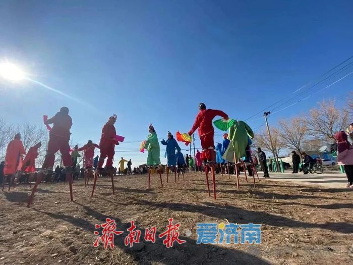 黄河潮起中国年，济阳社火过大年