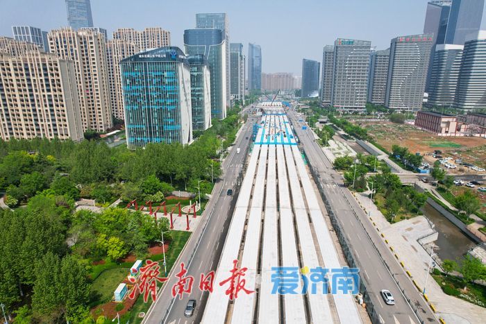 济南凤凰黄河大桥南延工程加速推进 南北交通大动脉正加速成型