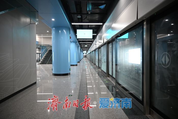 颜值拉满！济南轨道交通6号线山东会展中心站实景渐显