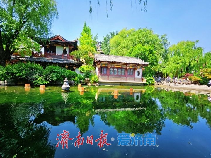 一年四季 泉在济南丨泉润园林景如画 古韵新风醉游人