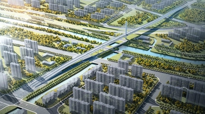 济南腊山河西路北延计划2027年上半年建成通车，万吨转体桥创山东之“最”