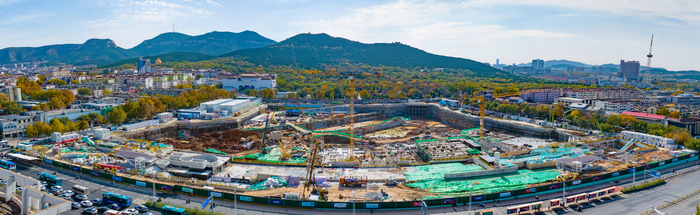 项目强省会｜济南千佛山站TOD项目加速建设，织就“山城融合”新画卷