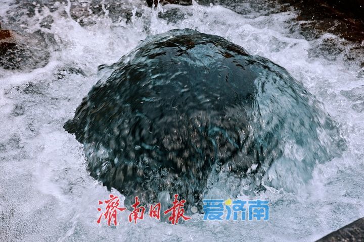 一年四季 泉在济南丨墨泉喷涌景色美 泉水叮咚迎客来