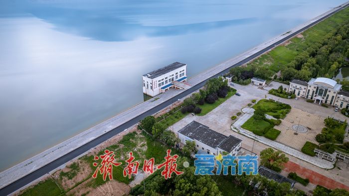 一年四季 泉在济南丨白鹭点波 绿树环抱 济南玉清湖再现“天空之镜”美景