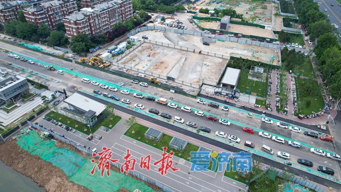 腊山河西路南延工程 冲刺收官