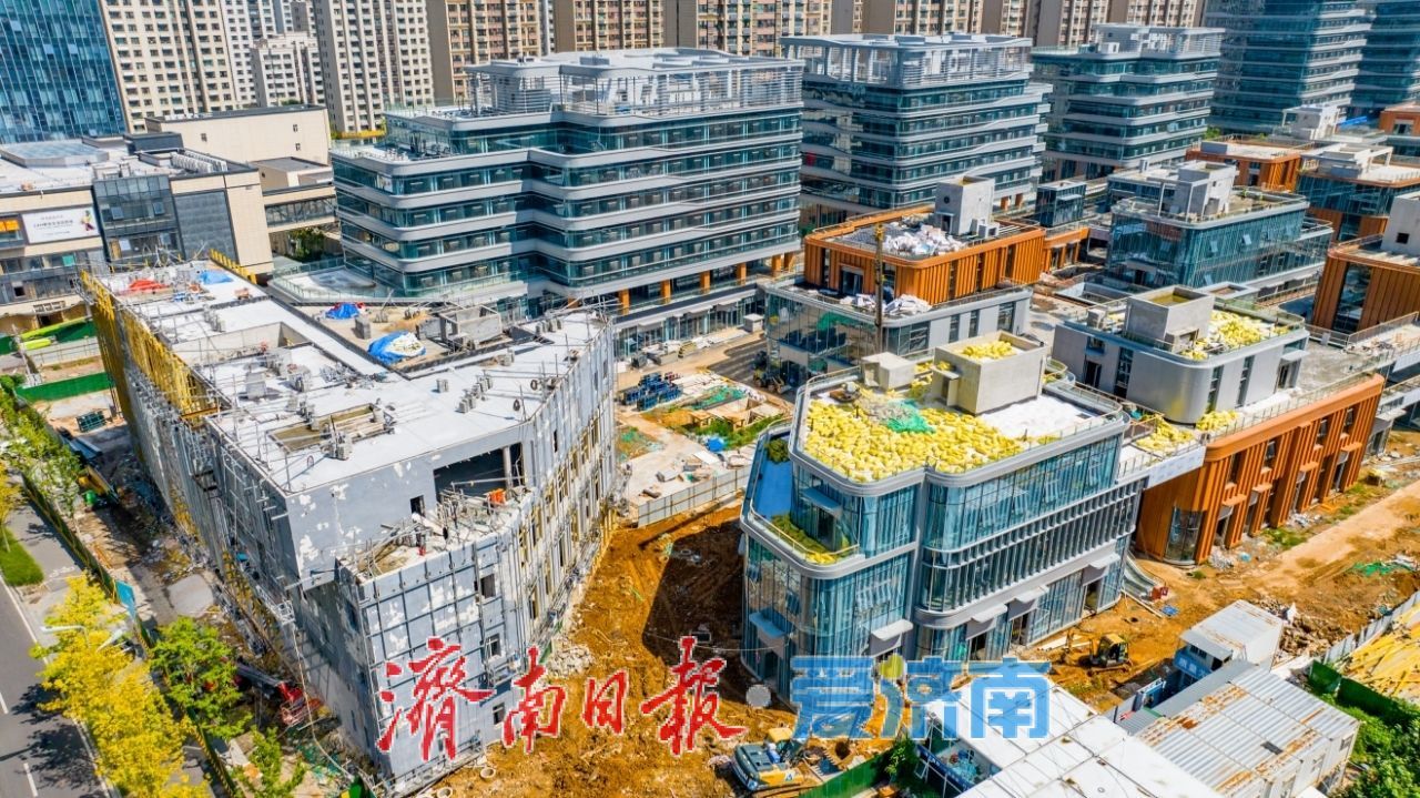 项目强省会｜济南CBD核心区商业新地标亮相 绿地A3、A4地块项目进入收尾阶段