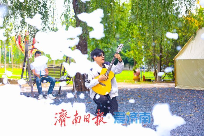 一年四季 泉在济南丨户外休闲新去处  鹊华里露营地焕新迎客