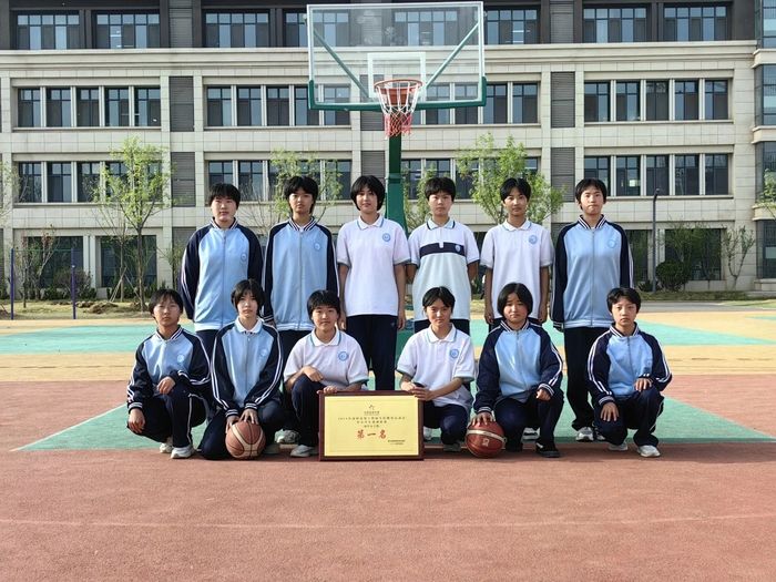 商河县新航实验学校女篮获全县中学生篮球联赛冠军