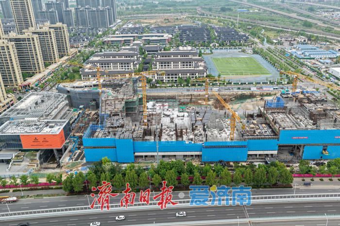 济南西客站片区银泰百货建设稳步推进 西部新商圈加速崛起