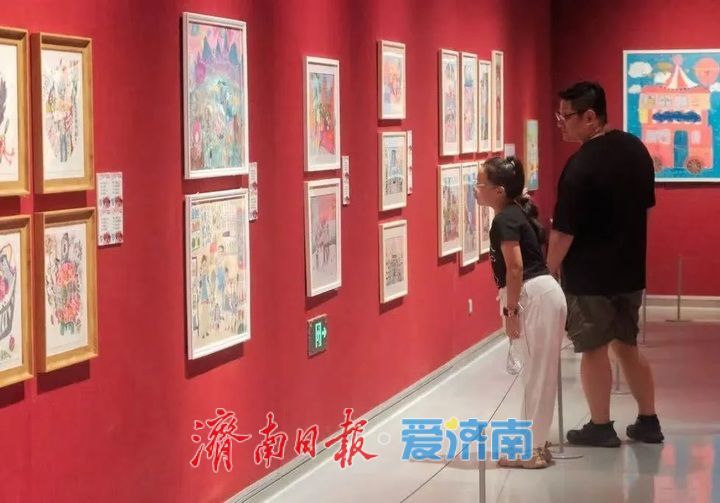“童心多奇妙——首届山东省少儿美术展”在山东美术馆开展