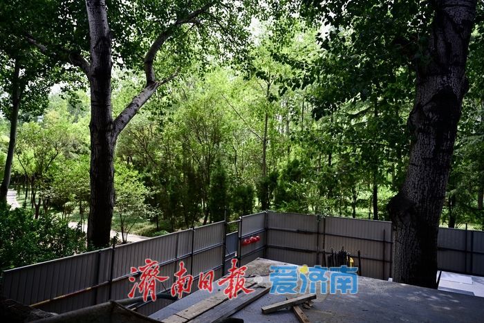 济南森林公园东门将于7月份建成