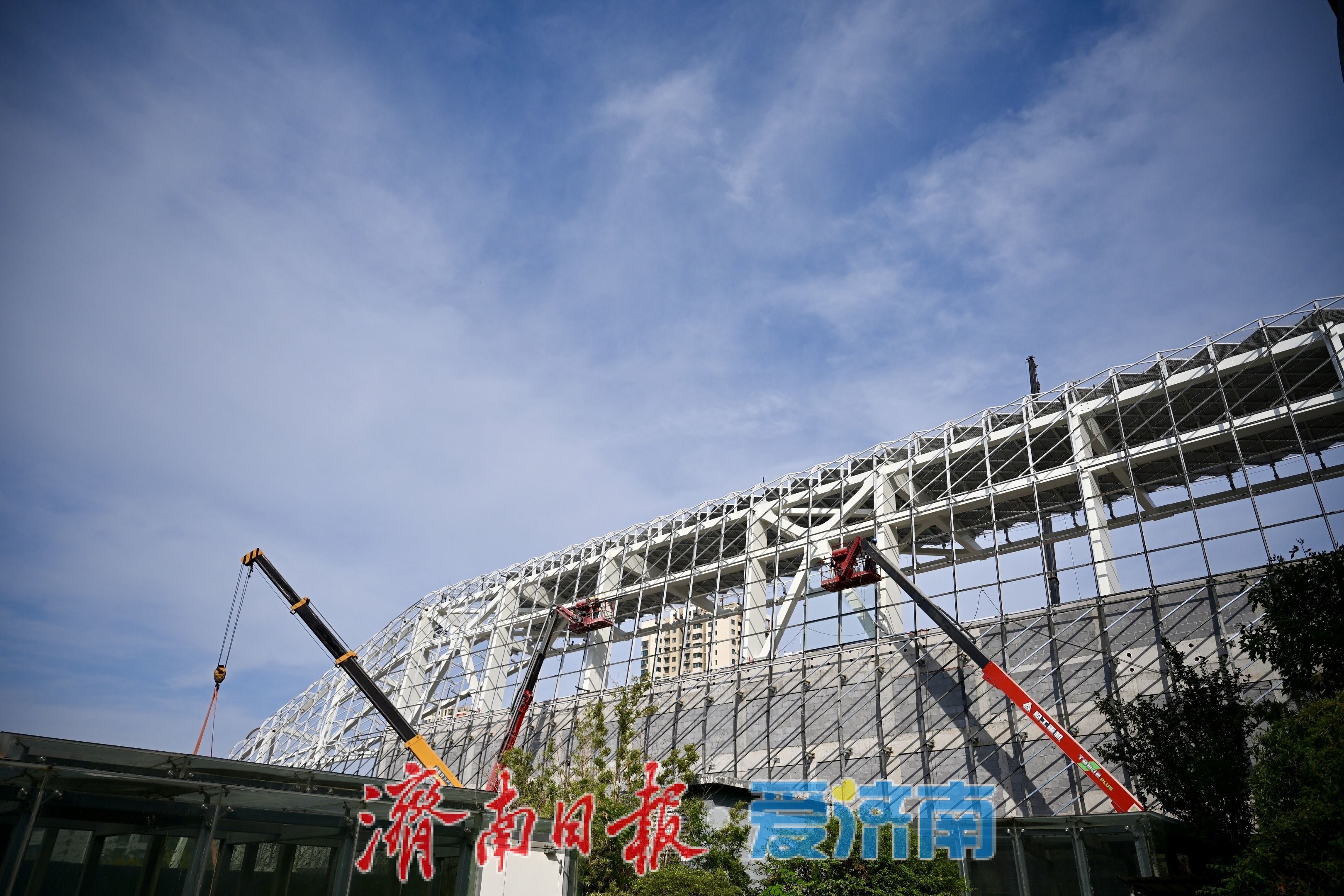 槐荫全民健身中心项目稳步推进 家门口“一站式”健身圈加速成型