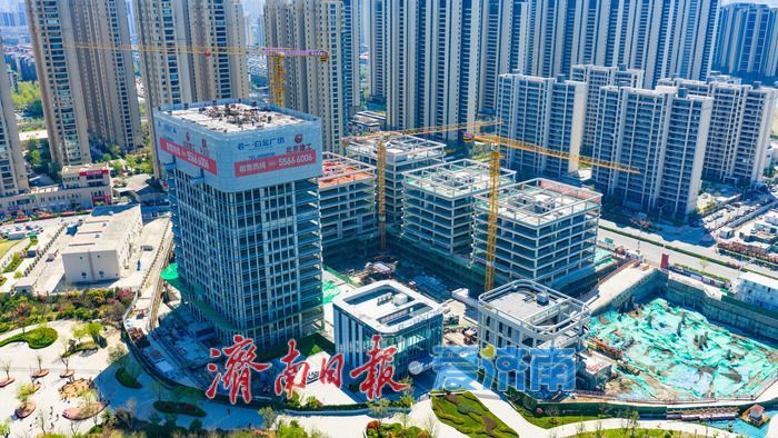 项目强省会｜云锦湖旁崛起商务新芯 ，金广场勾勒济南北部城市新天际线