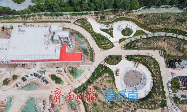 小清河畔新添滨河社区公园