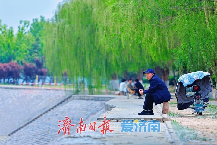 春日黄河岸 休闲好去处