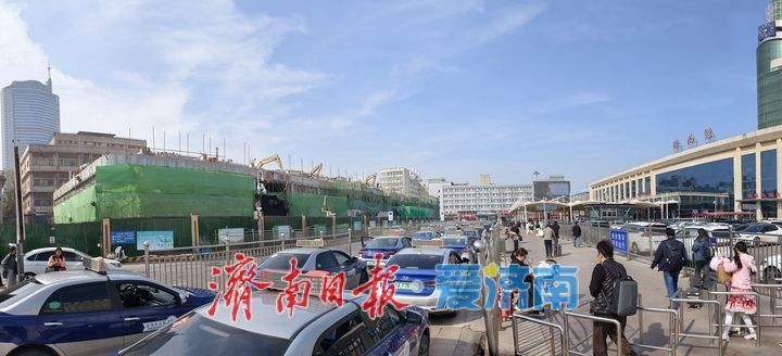 济南天龙大厦拆除进度提速 火车站南广场视野开阔