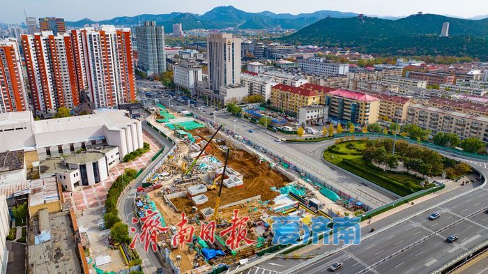 项目强省会｜八一立交桥站进入最后冲刺阶段，济南地铁4号线“最深”车站攻坚告捷