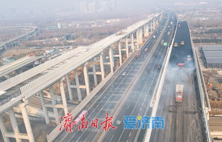 京台高速齐河至济南段改扩建冲刺年底通车