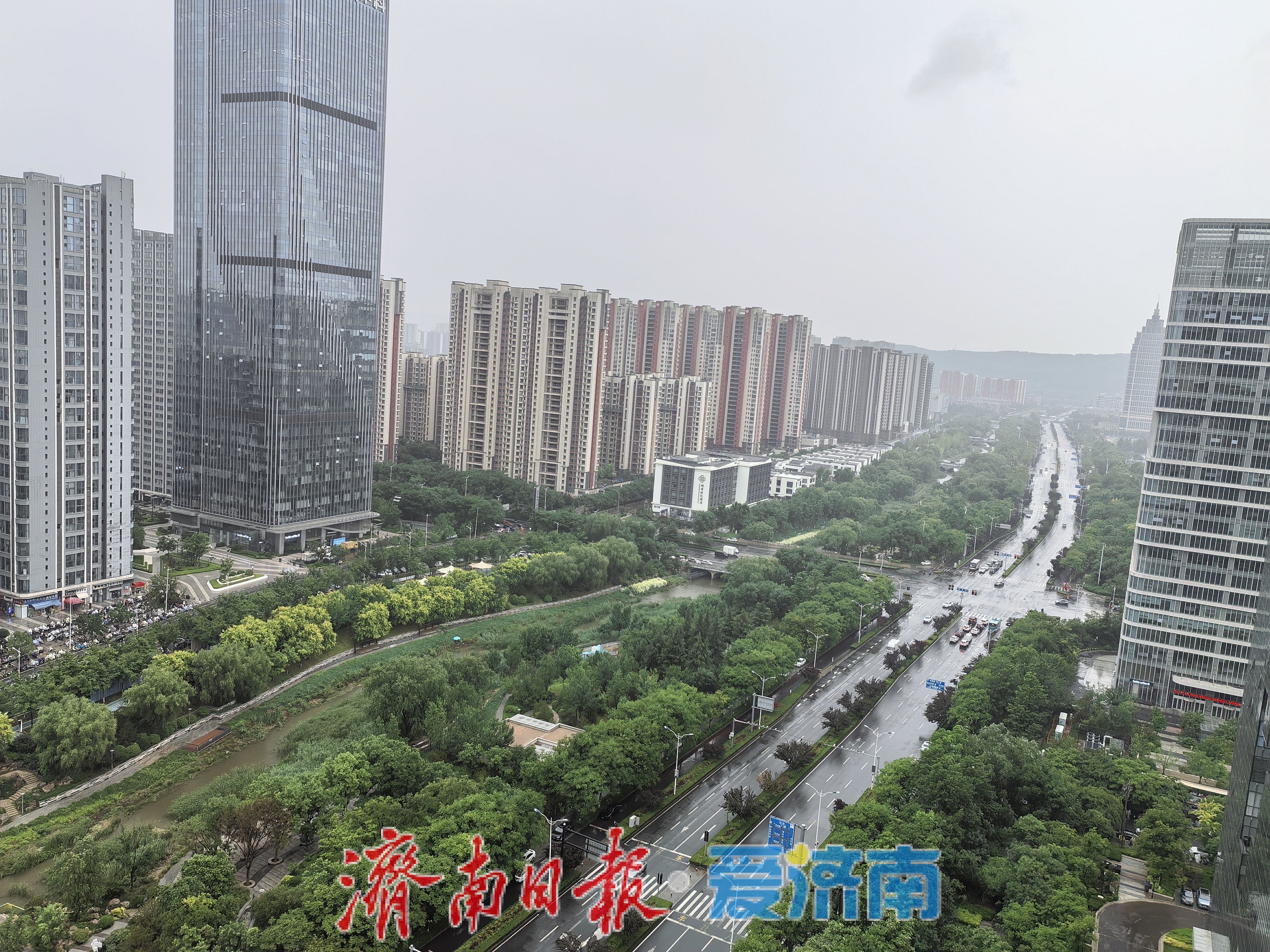 济南西站片区午后迎降雨