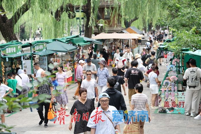端午浓情满泉城 天下第一泉景区民俗市集热闹非凡