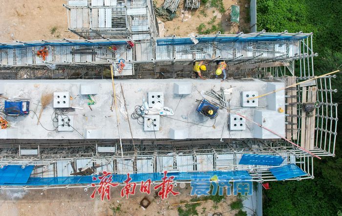 项目强省会｜横跨小清河攻坚提速！凤凰黄河大桥南延工程建设稳步推进