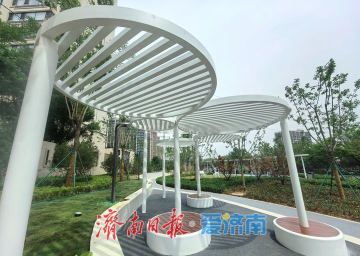 绿色生态 开放共享 济南再添一处街头公园
