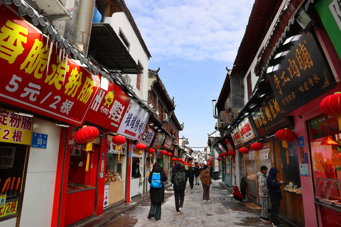 雪后初霁的“济南府”古韵画境，诗意满满！