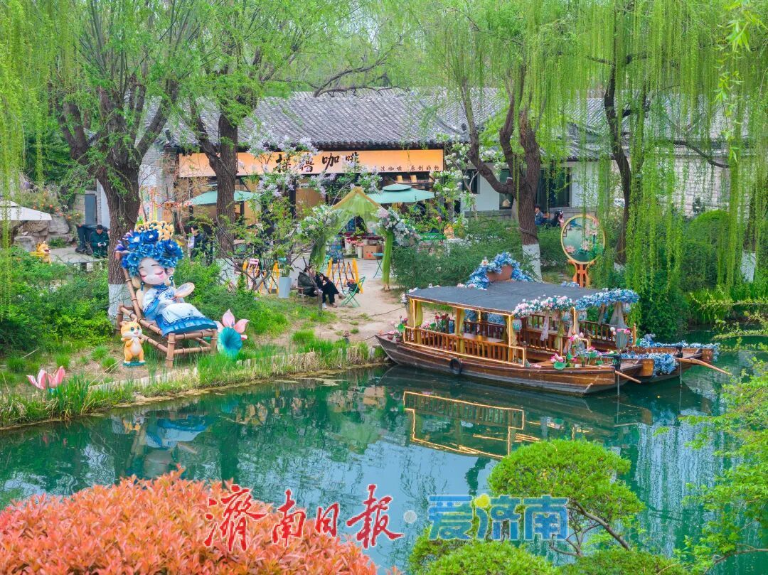 天下第一泉风景区清明假期人气爆棚，千年泉韵绽风华