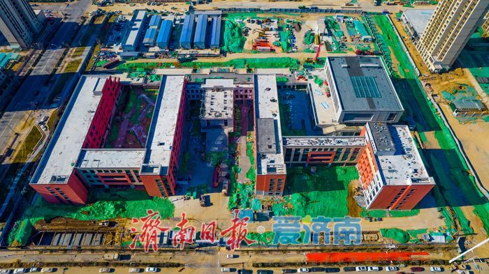 济南起步区教育布局再升级：起步区崔寨安置二区36班小学项目即将竣工