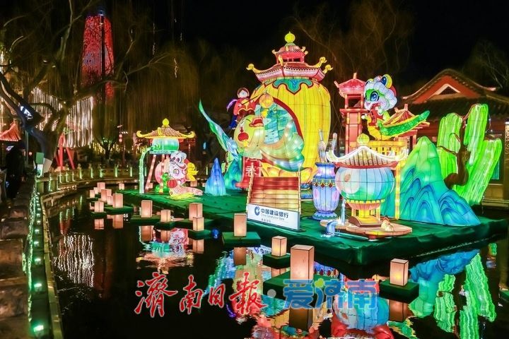 灯火璀璨耀泉城 天下第一泉迎春花灯会创新升级，卓越品质彰显高级感