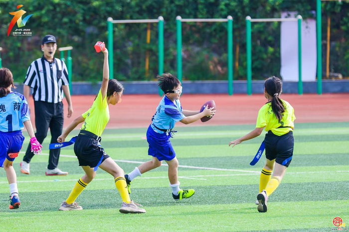 济南市第一届运动会 腰旗橄榄球比赛圆满落幕