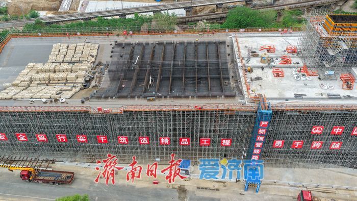 项目强省会｜贯通“西兴”动脉 济南腊山河西路北延工程全速推进