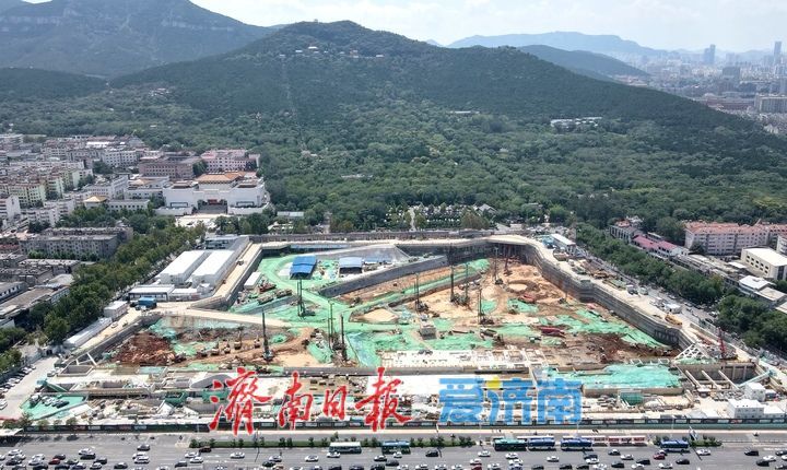 项目强省会｜济南首个轨道交通地下TOD综合体项目进入结构施工阶段